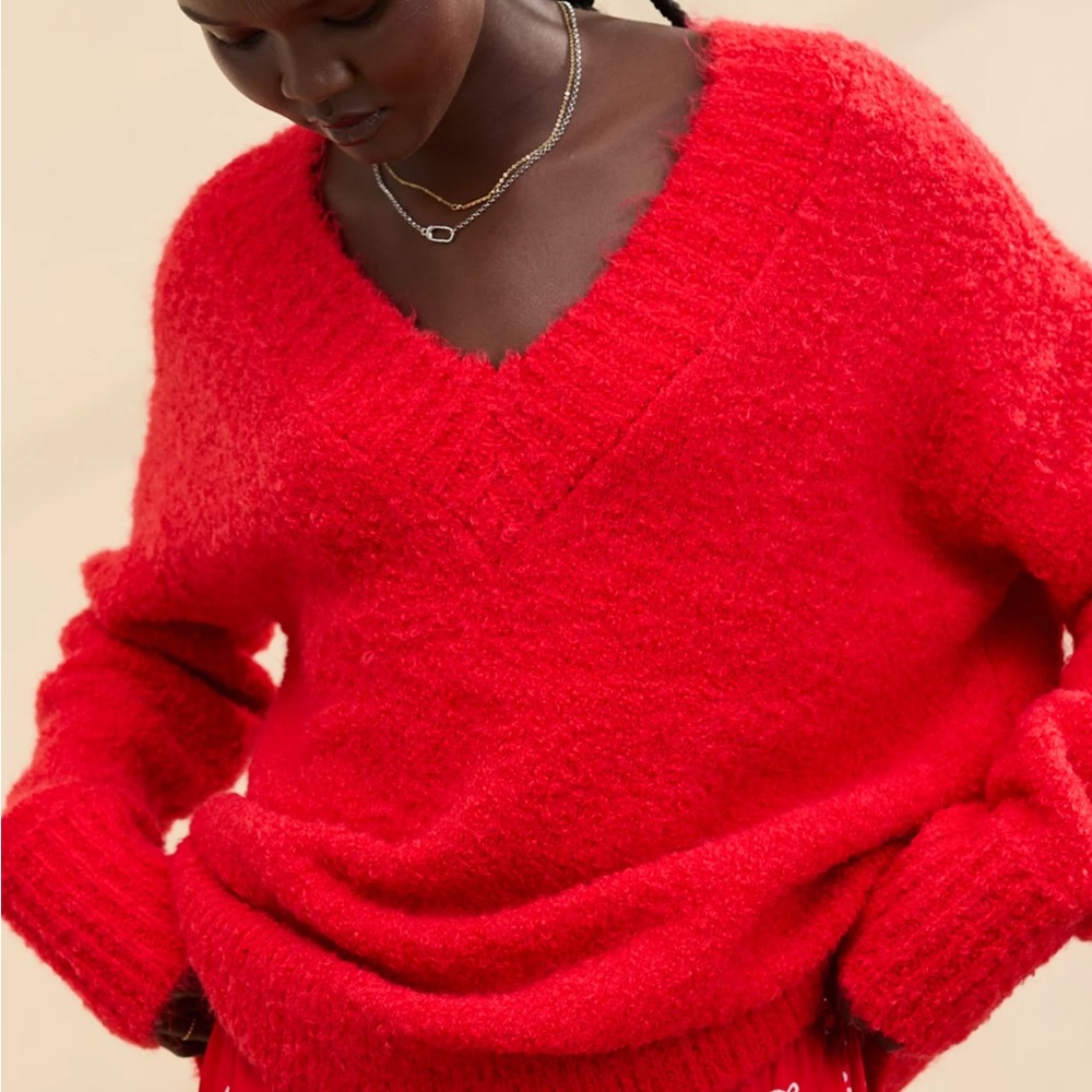 Aerie Red Sweater